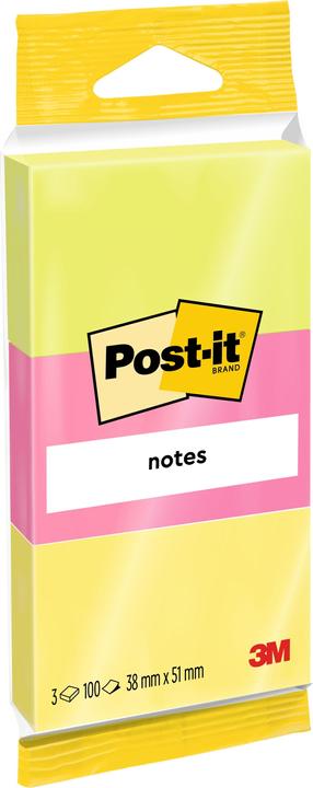 Image du produit Post-it Notes adhésives (38 x 51 mm)