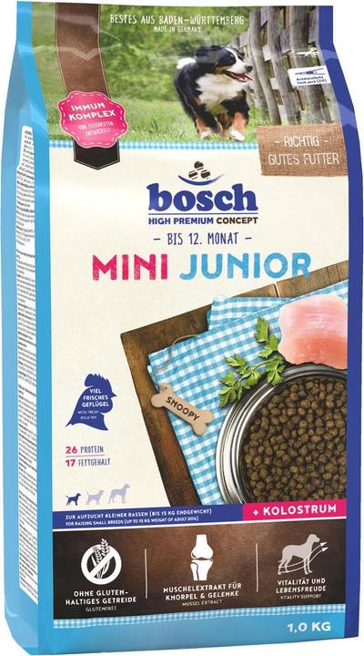 Produktbild Bosch Petfood Trockenfutter Mini Junior (Junior, 1 Stk., 1000 g)