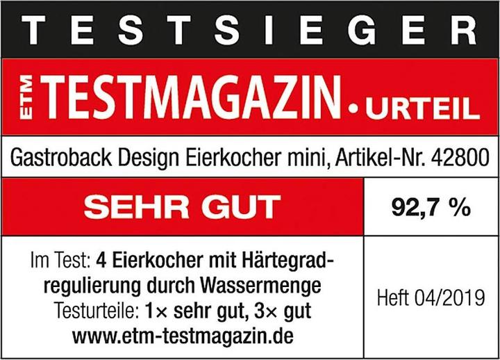 Actual product image Gastroback Design Mini (EU plug)