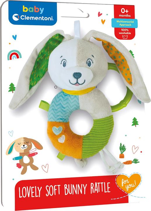 Produktbild Clementoni Baby - Plüsch Rassel Hase