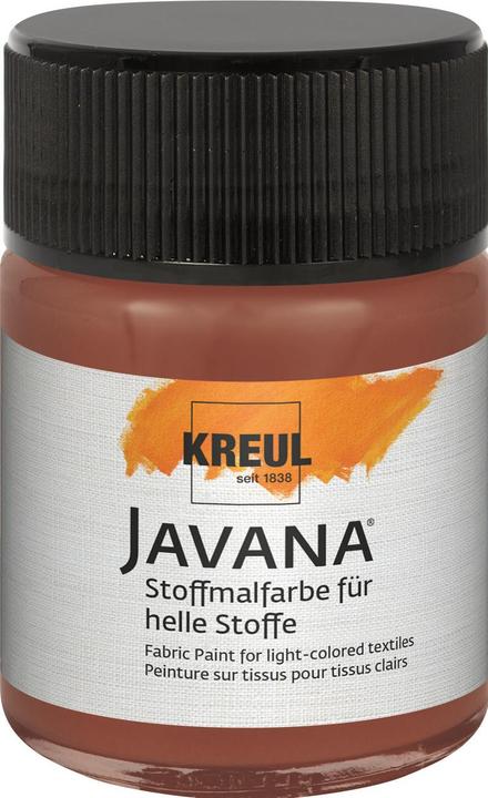 Actual product image Kreul Javana fabric paint for light fabrics, 50 ml (Fawn, 50 ml)