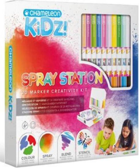 Image du produit Chameleon Station de pulvérisation à l'aérographe (Multicolore, 20 x)
