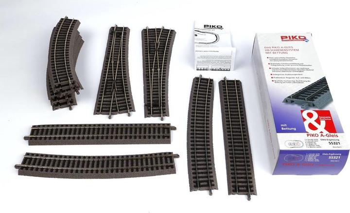 Immagine prodotto Piko Binario A con zavorra Set di binari C (Traccia H0)