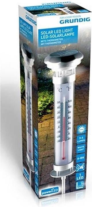 Image du produit Grundig Lampe solaire avec thermomètre LED (4 lm)