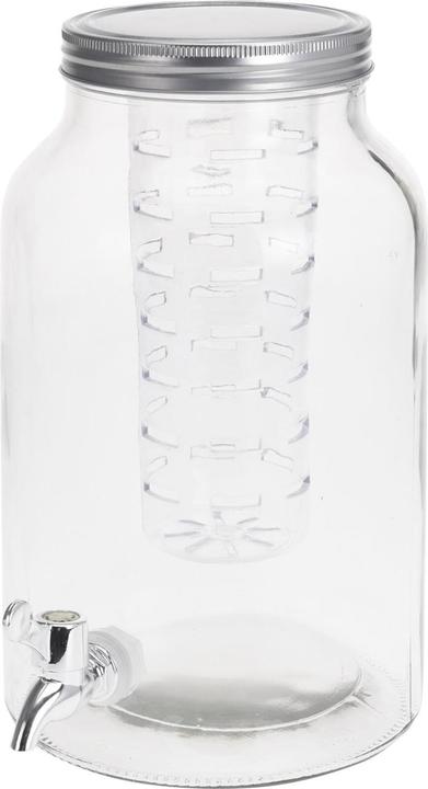 Immagine prodotto Excellent Houseware Distributore di bevande in vetro con inserto e rubinetto, 4 litri