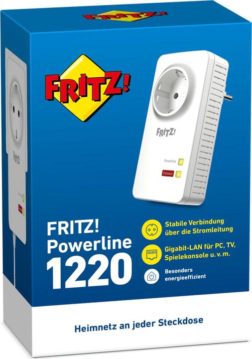 Productafbeelding AVM FRITZ!Powerline 1220 (1200 Mbit/s)