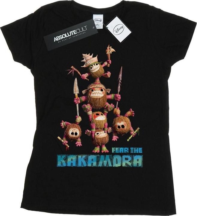 Actual product image Disney Womens/Ladies Moana Fear The Kakamora Cotton T-Shirt (XXL)