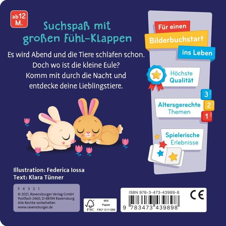 Produktbild Ravensburger Wo bist du, kleine Eule? (Deutsch)