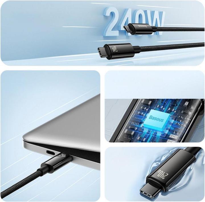 Actual product image Baseus USB C – USB C (3 m, USB 2.0)
