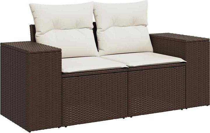 Immagine prodotto VidaXL Set di divani da giardino 7 pezzi in poly rattan marrone