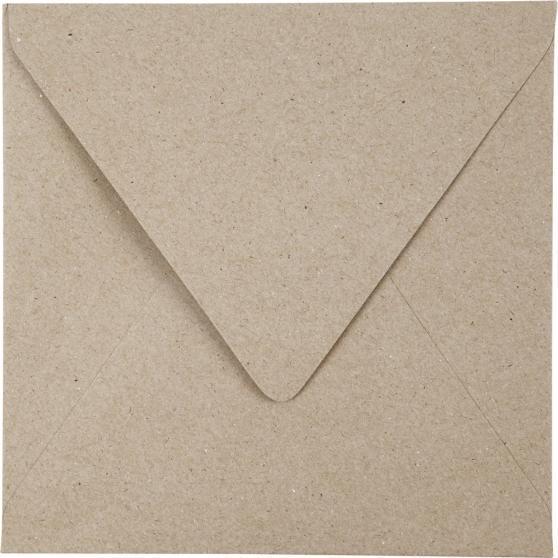 Actual product image Focus Home Interactive Envelope 160x160 Brown 120g 50pcs (160 x 160 mm, 50 x)