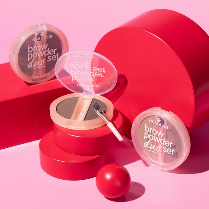 Produktbild essence brow powder duo set (Dark)