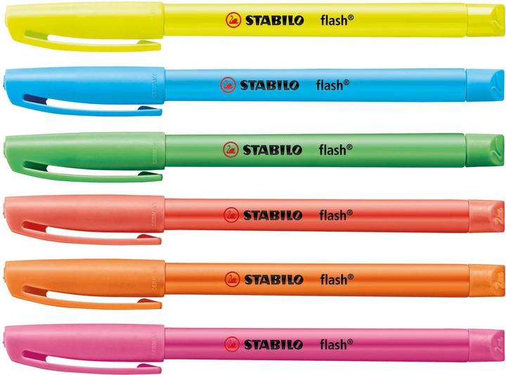 Actual product image STABILO flash highlighter (Red, 1 mm, 1 x)