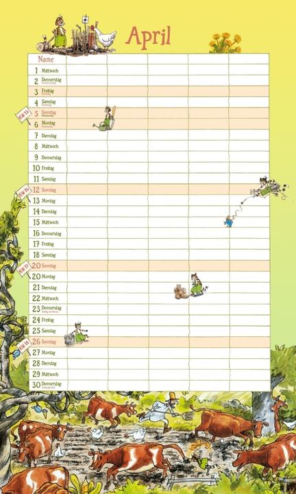 Image du produit Pettersson und Findus. Familienkalender 2026 (27 x 45 cm, Allemand)