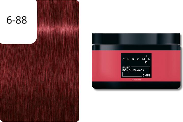 Schwarzkopf Professional SchwarzkopfChroma ID Bonding Color Mask 6-88 Dunkelblond Rot Extra (250 ml)