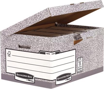 Produktbild Fellowes Klappdeckelbox Maxi Grau 1181501 37,8x29,3x54,5 cm (203 x 330 mm, 210 x 330 mm)