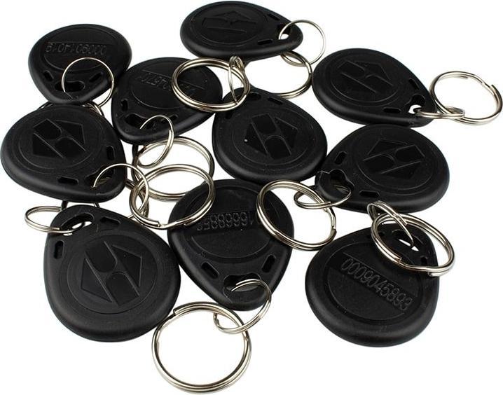 Immagine prodotto JTI 10 x 125 kHz RFID smart tag - Nero (Scheda chiave)