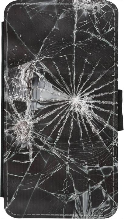 Produktbild PhoneLook Hülle Wallet schwarz Broken Screen (Apple iPhone X, Apple iPhone XS)
