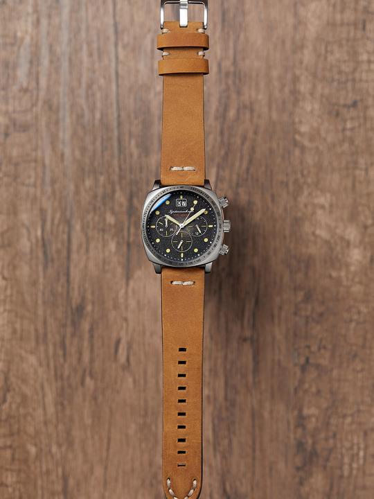 Actual product image Spinnaker SP-5068-01 Hull Chronograph 42mm 10ATM (Sports watch, 42 mm)