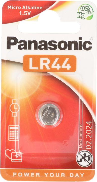 Panasonic Micro alcaline LR44 (1 pcs, LR44, 105 mAh)