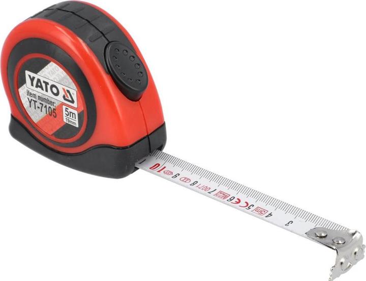 Actual product image Yato Measuring Tape 5mx19mm Nylon Magnes (M)