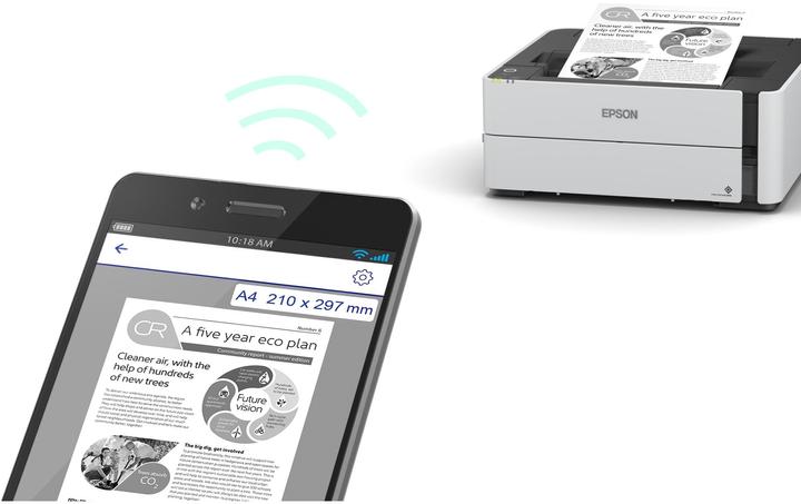 Image du produit Epson ET-M1180 EcoTank (Réservoir d'encre, Noir et blanc)