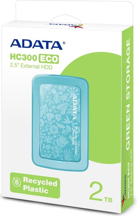 Produktbild Adata HC300 Eco Externe Festplatte 2 TB Grün (2 TB)