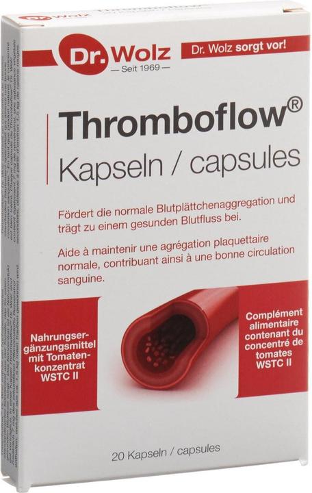 Immagine prodotto Thromboflow Capsula Dr. Wolz (20 Pezzo/i, Pillole, 25 g)