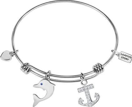 Produktbild La Petite Story Fixed Bracelet Anchor and Dolphin LPS05AQJ11 (L)