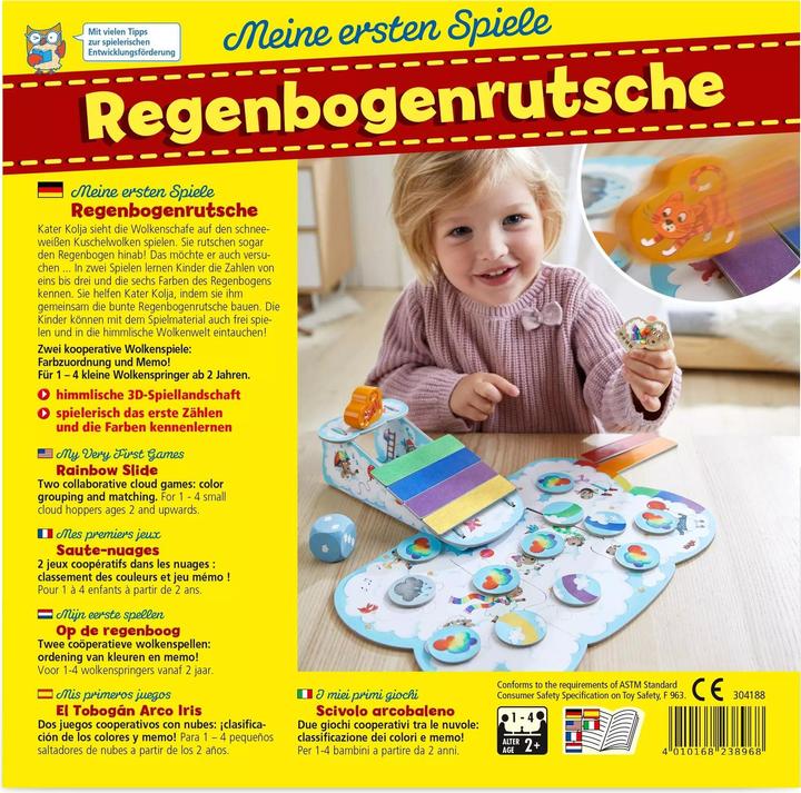 Produktbild Haba Lernspiel Meine ersten Spiele: Regenbogenrutsche (Deutsch)