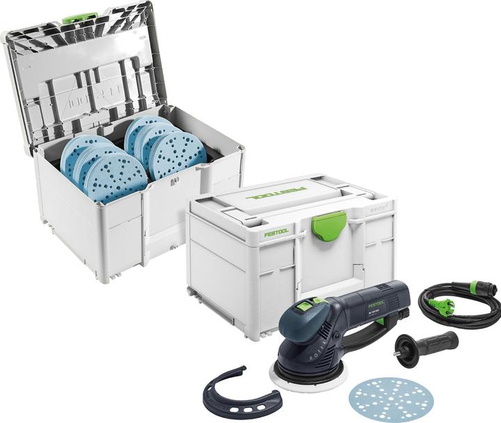 Actual product image Festool RO 150 FEQ-SYS GR gear random orbital sander (720 W)