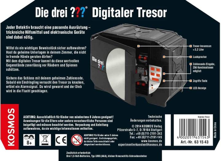 Produktbild Kosmos Die drei? Digitaler Tresor
