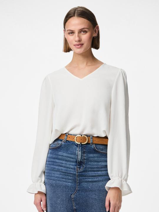 Produktbild Pieces Pctiffany Ls V-Neck Top Noos Bc (S)