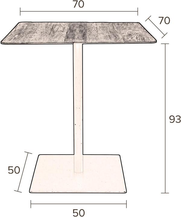 Image du produit Dutchbone Braza (70 x 93 x 70 cm)