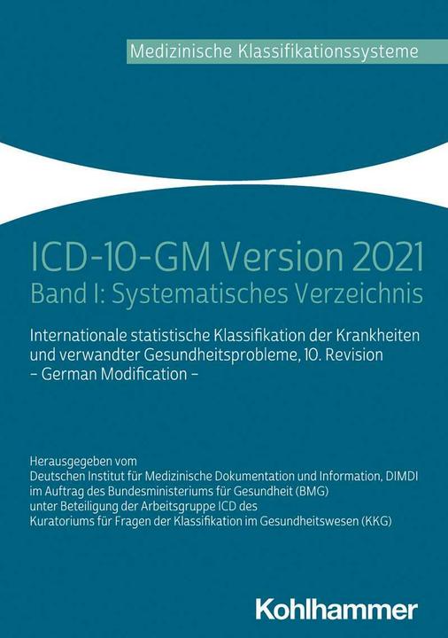 ICD-10-GM Version 2021 (Deutsch, Bundesinstitut für Arzneimittel und Medizinprodukte, 2020)