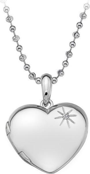 Image du produit Hot Diamonds Médaillon Memories en forme de coeur (Argent 925, 45 cm)