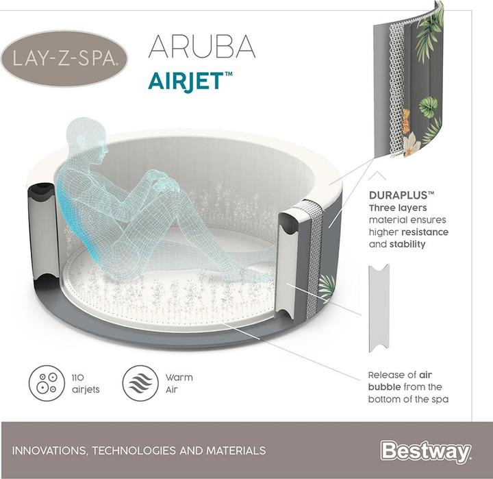 Image du produit Bestway Lay-Z-Spa Aruba (3 pers.)