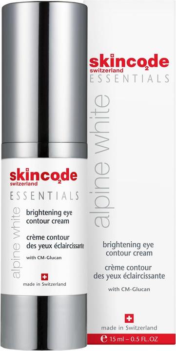 Actual product image Skincode Brightening Eye Contour Cream (Crème, 15 ml, Day + Night)