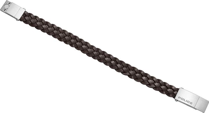 Produktbild Police Indy II Brown Armband (21 cm, Edelstahl, Leder)