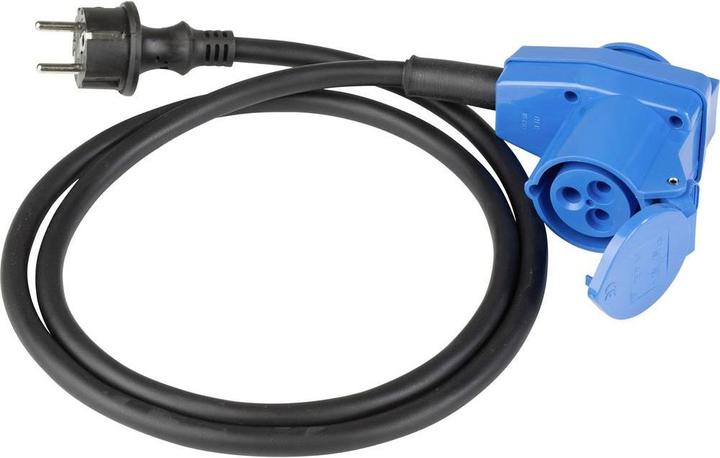 Produktbild As - Schwabe Camping Schutzkontaktsteckerstecker Adapterleitung (1.50 m, CEE 7/3, CEE)