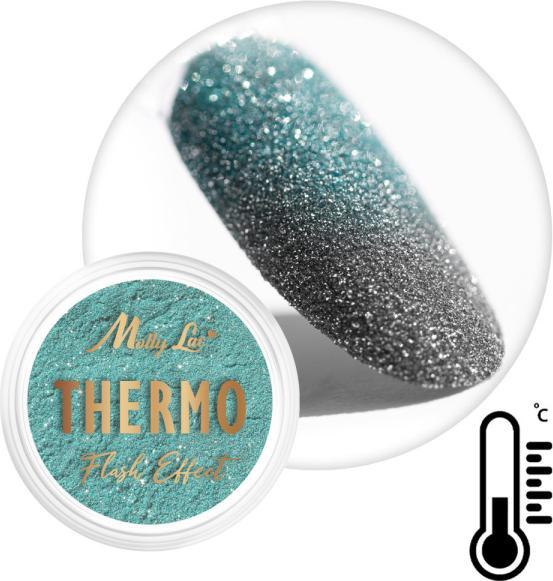 Produktbild Molly Lac Nail Art Thermo Flash Effect Blau/Grau (Blau, Grau)