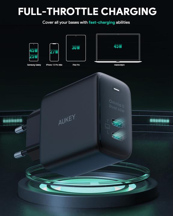 Image du produit Aukey Omnia II Dual (45 W)