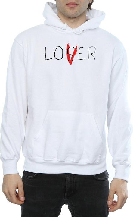 Actual product image Universal Textiles Mens Loser Lover Hoodie (M)