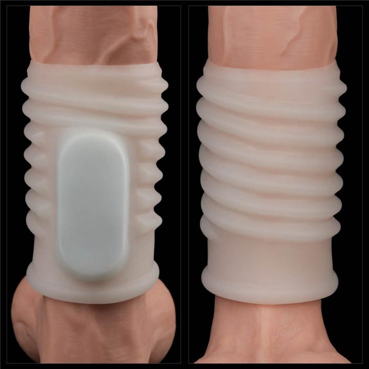 Produktbild Lovetoy Vibrierende Ritterspirale Ring (Weiss) I
