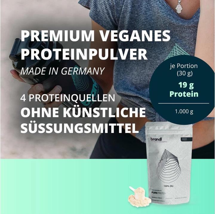 Immagine prodotto Brandl-Nutrition Proteine Pure Vegan (Cioccolato, 1 pz., 1000 g)