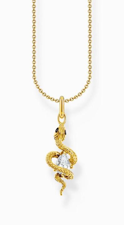 Produktbild Thomas Sabo Kette mit Schlangen-Anhänger Tempting Romance (925er Silber, Gelbgold, 40 cm)