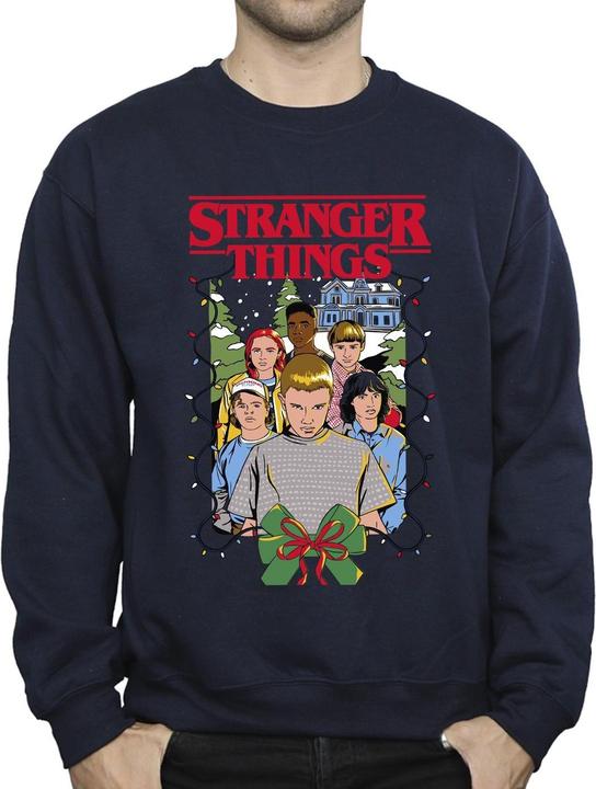 Immagine prodotto Netflix Stranger Things Christmas Poster Felpa Uomo (S)