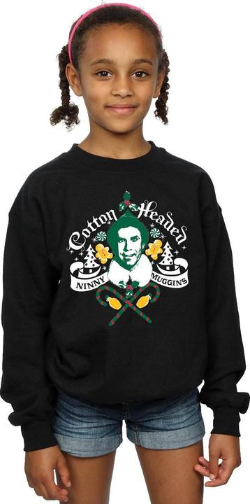 Actual product image Elf Girls Headed Ninny Muggins Sweatshirt (140, 146)