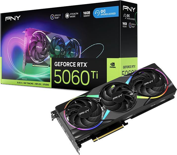 Actual product image PNY GEFORCE RTX 5060 TI 16GB (16 GB)