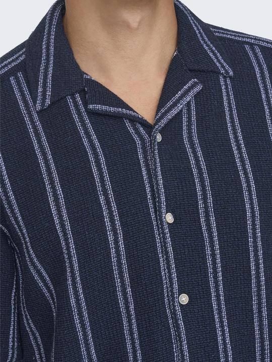 Image du produit Only & Sons Chemise rayée à manches courtes (M)